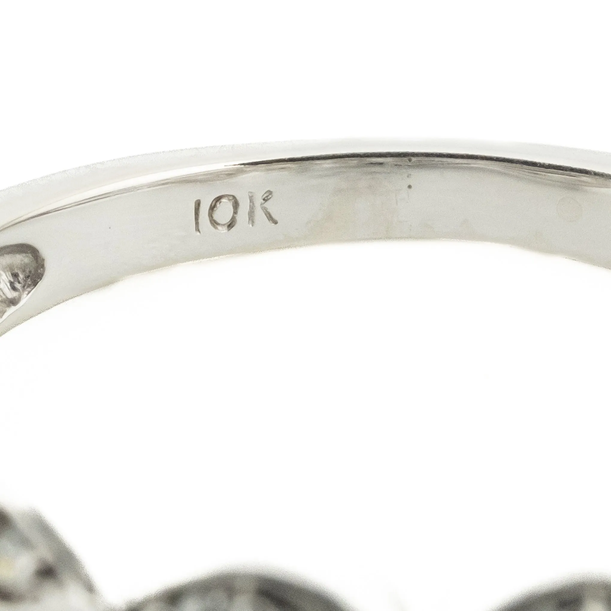 0.30ctw Diamond Accented Lady's Wedding Band in 10K White Gold - Size 6.5