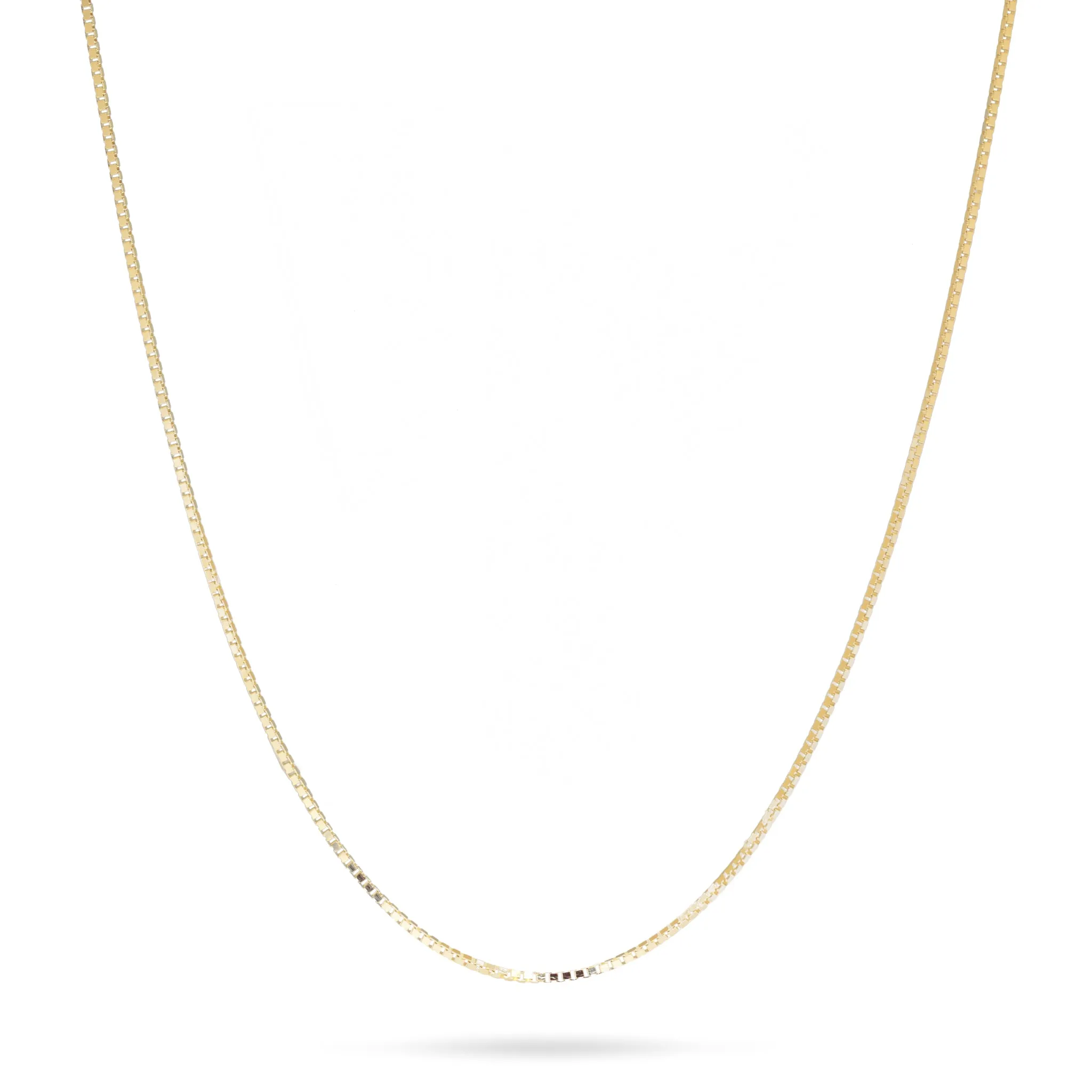 0.6mm Box Chain in 10k Gold