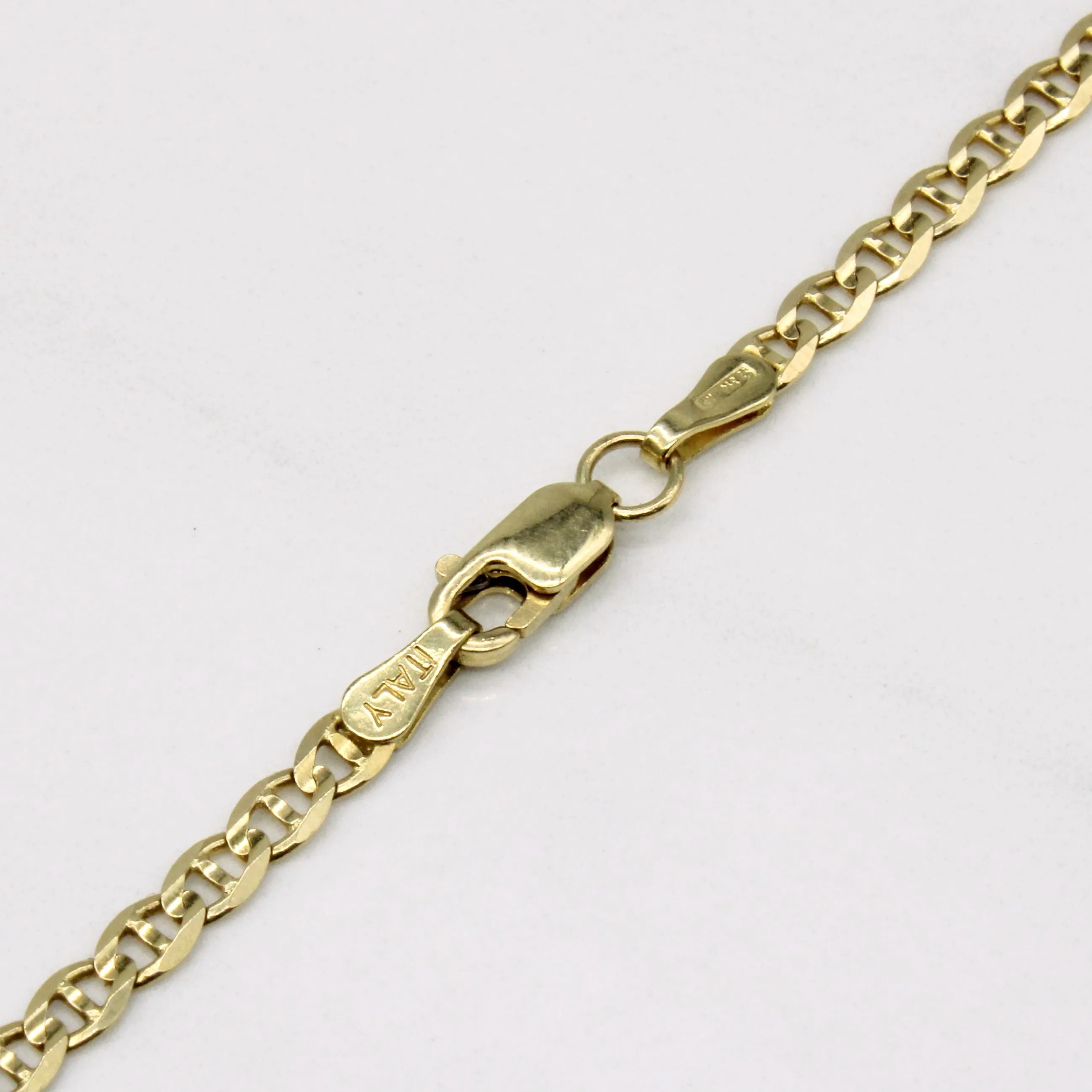 10k Yellow Gold Anchor Link Chain | 22" |