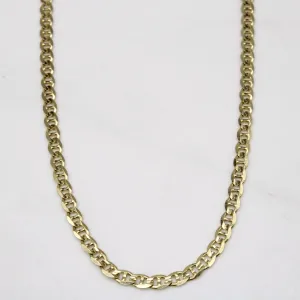 10k Yellow Gold Anchor Link Chain | 22" |