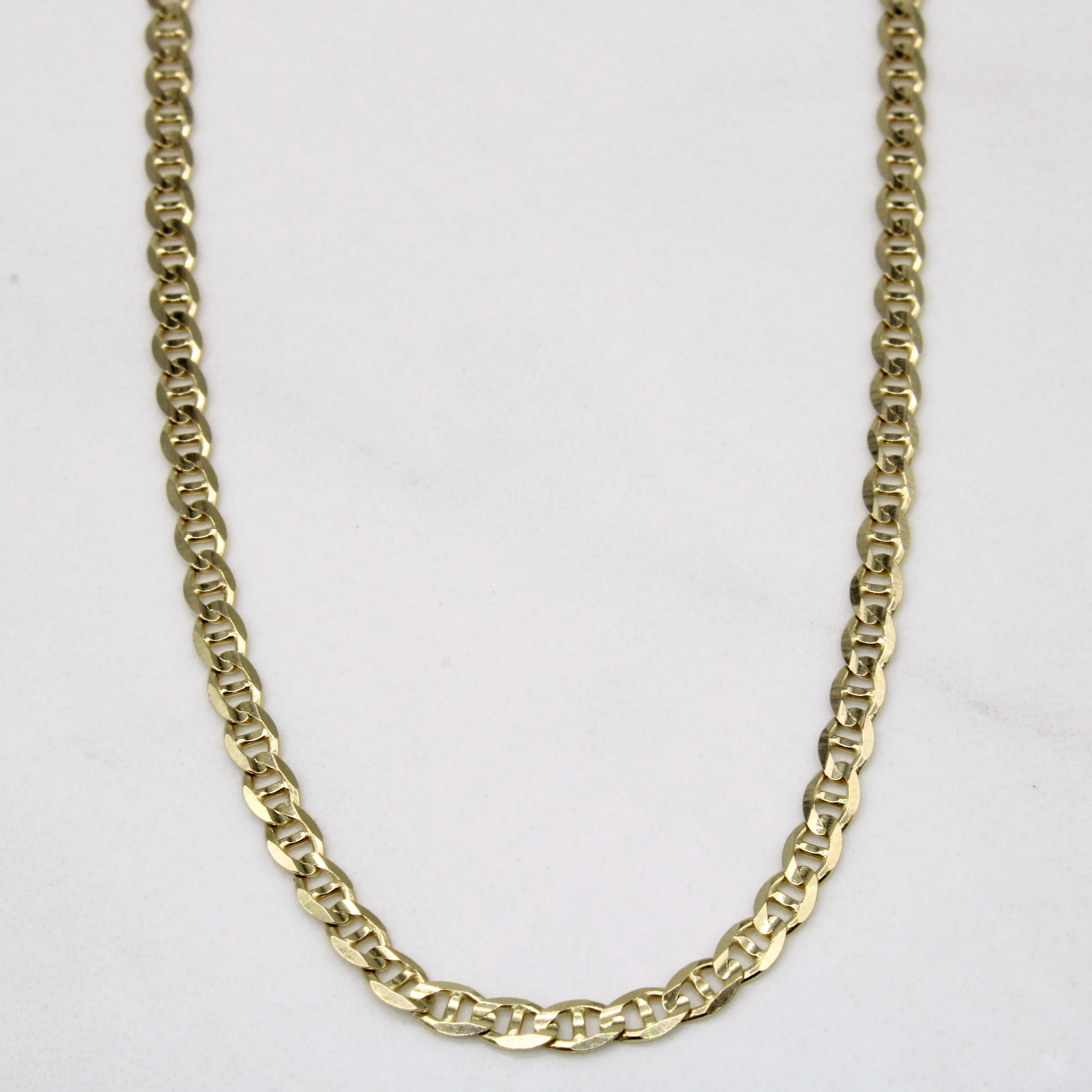 10k Yellow Gold Anchor Link Chain | 22" |