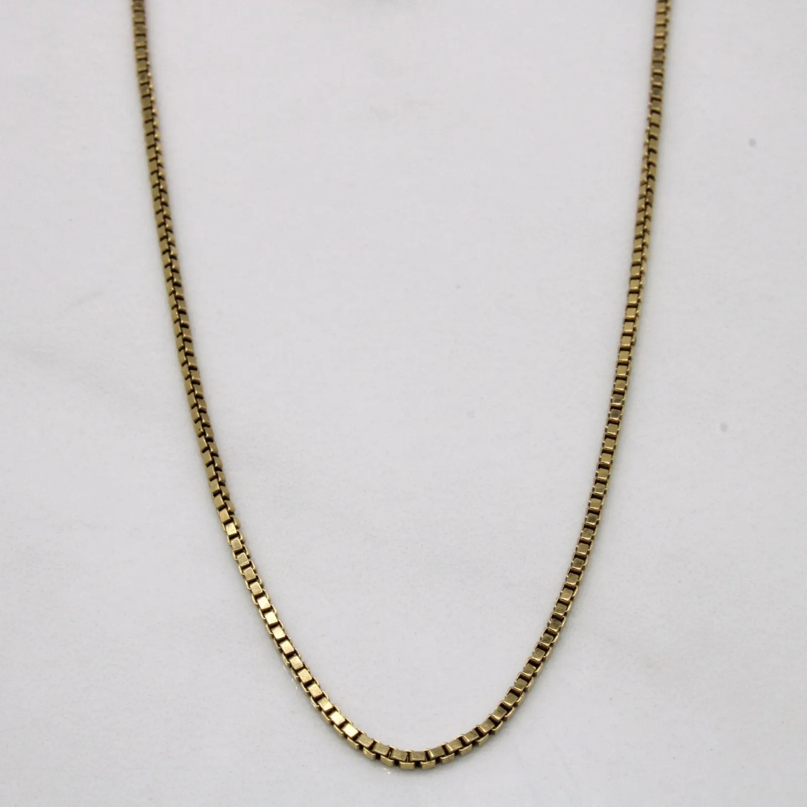 10k Yellow Gold Box Chain | 25" |