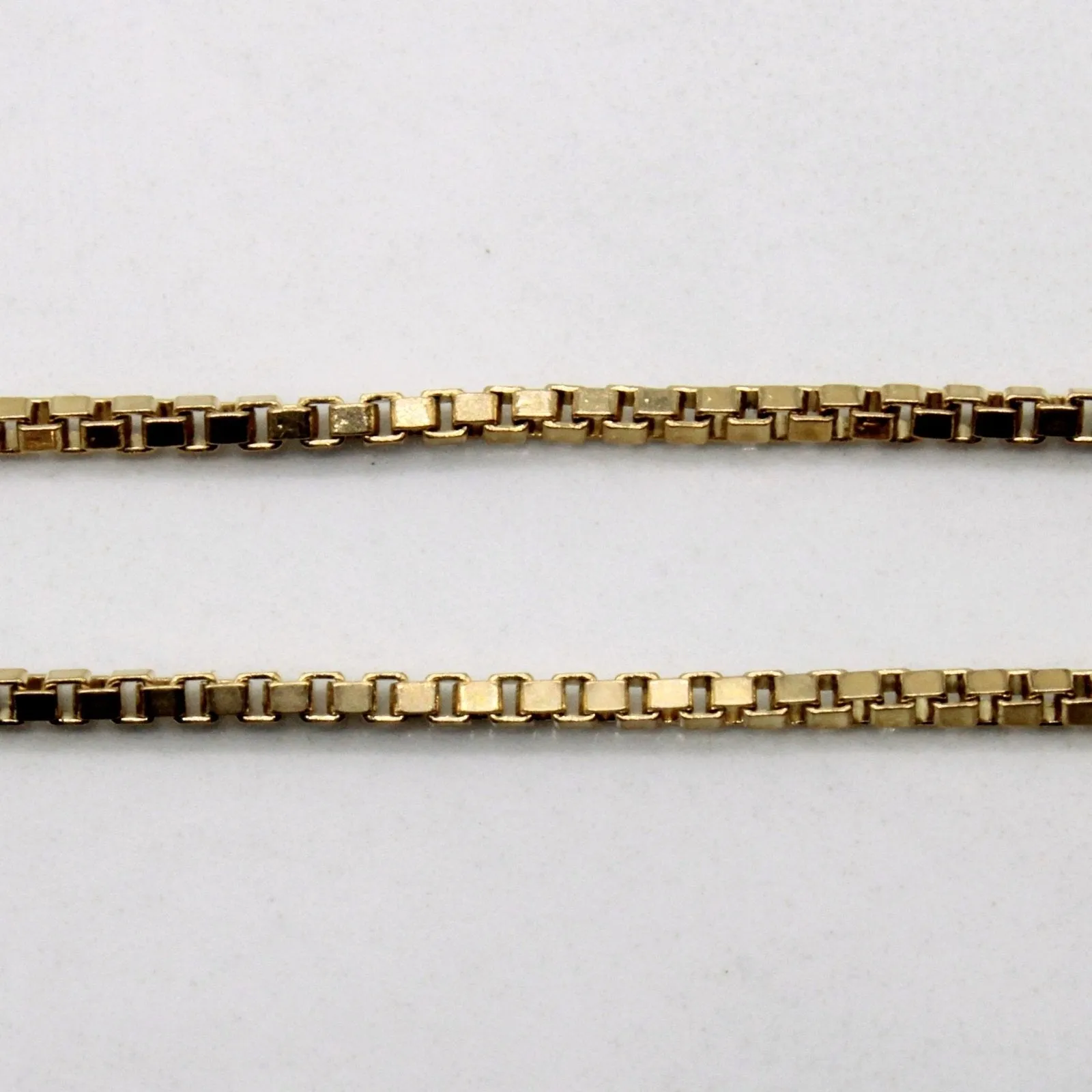 10k Yellow Gold Box Chain | 25" |