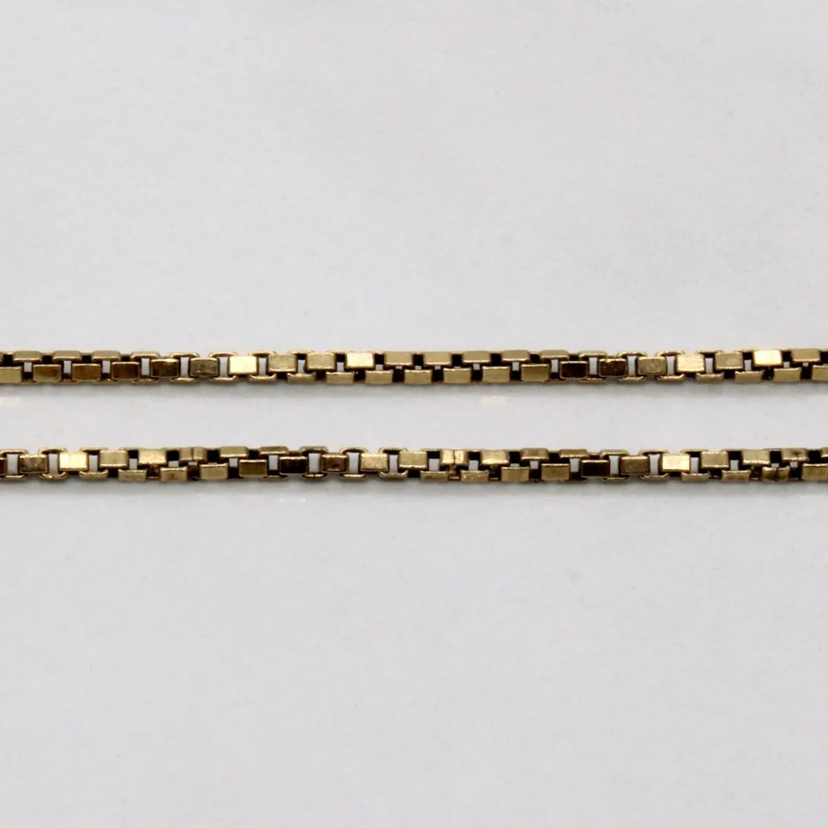 10k Yellow Gold Box Link Chain | 24" |