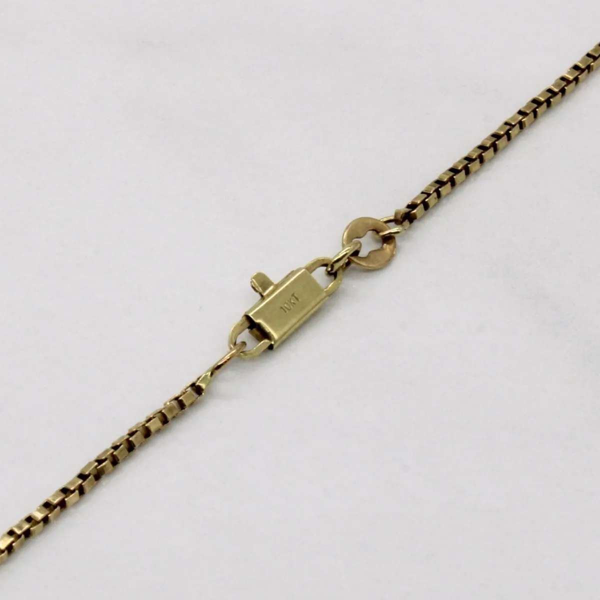 10k Yellow Gold Box Link Chain | 24" |