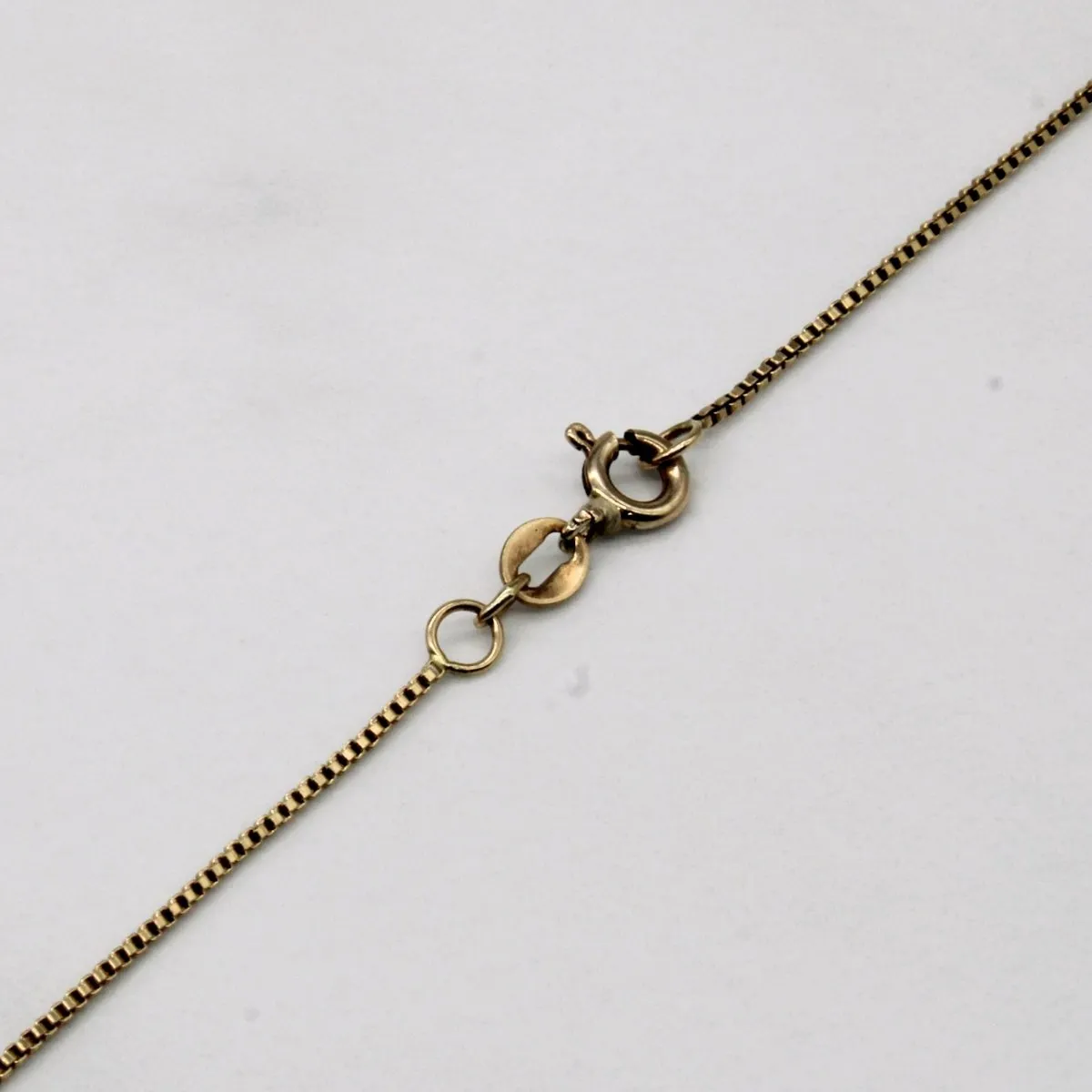 10k Yellow Gold Box Link Chain | 25" |