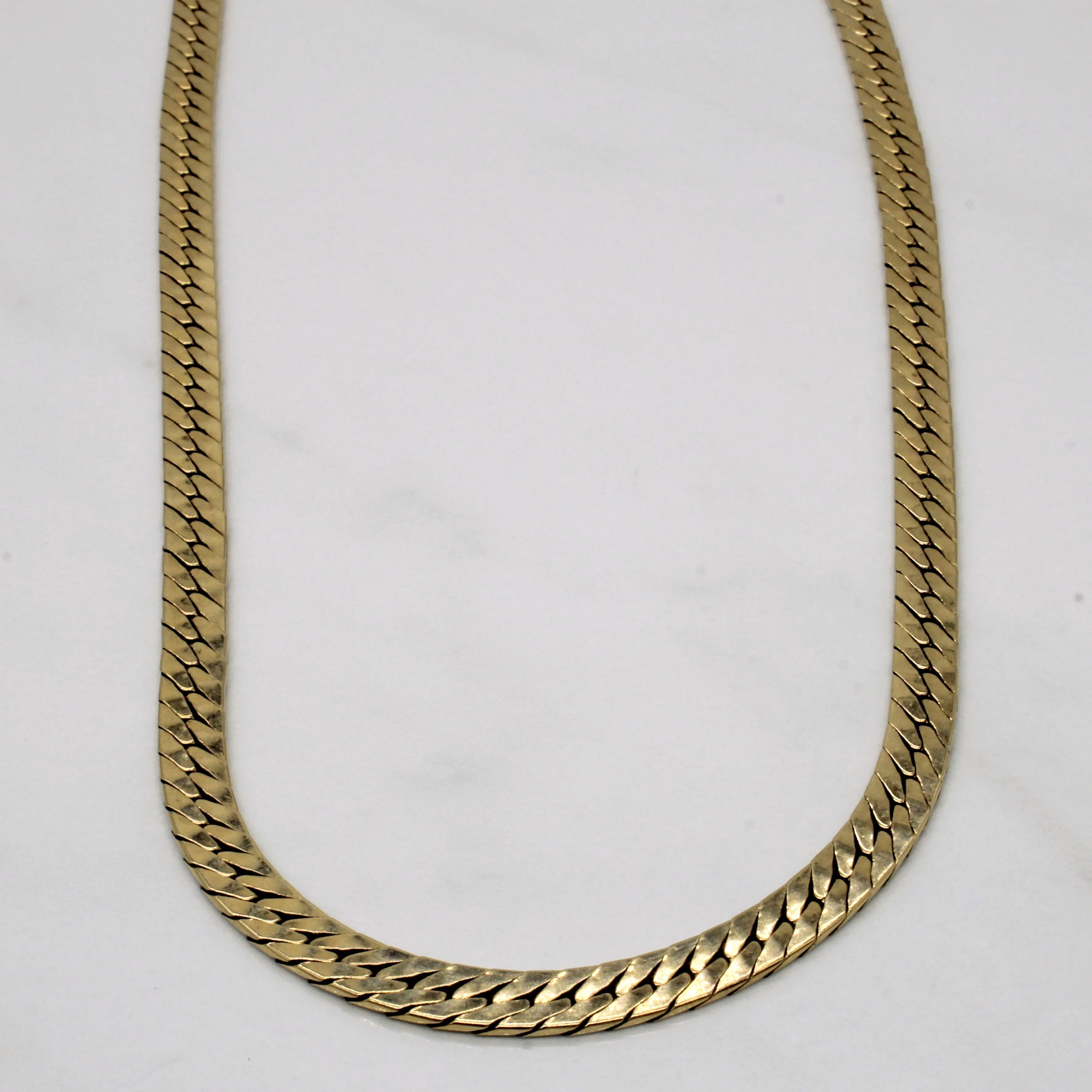 10k Yellow Gold Cuban Link Chain | 19" |