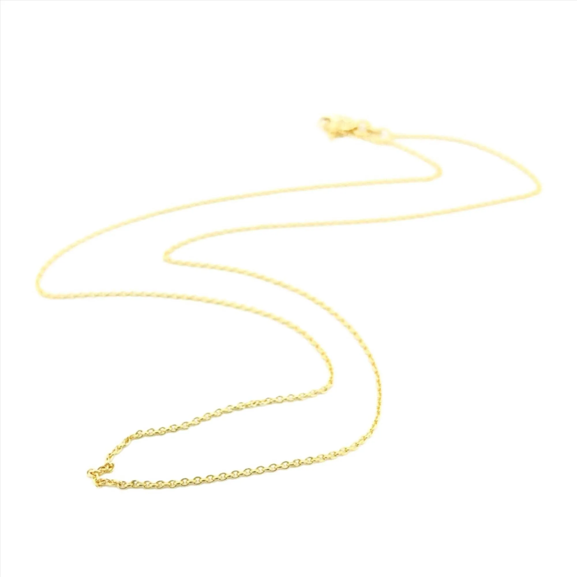 14K Y Gold Round Cable Chain