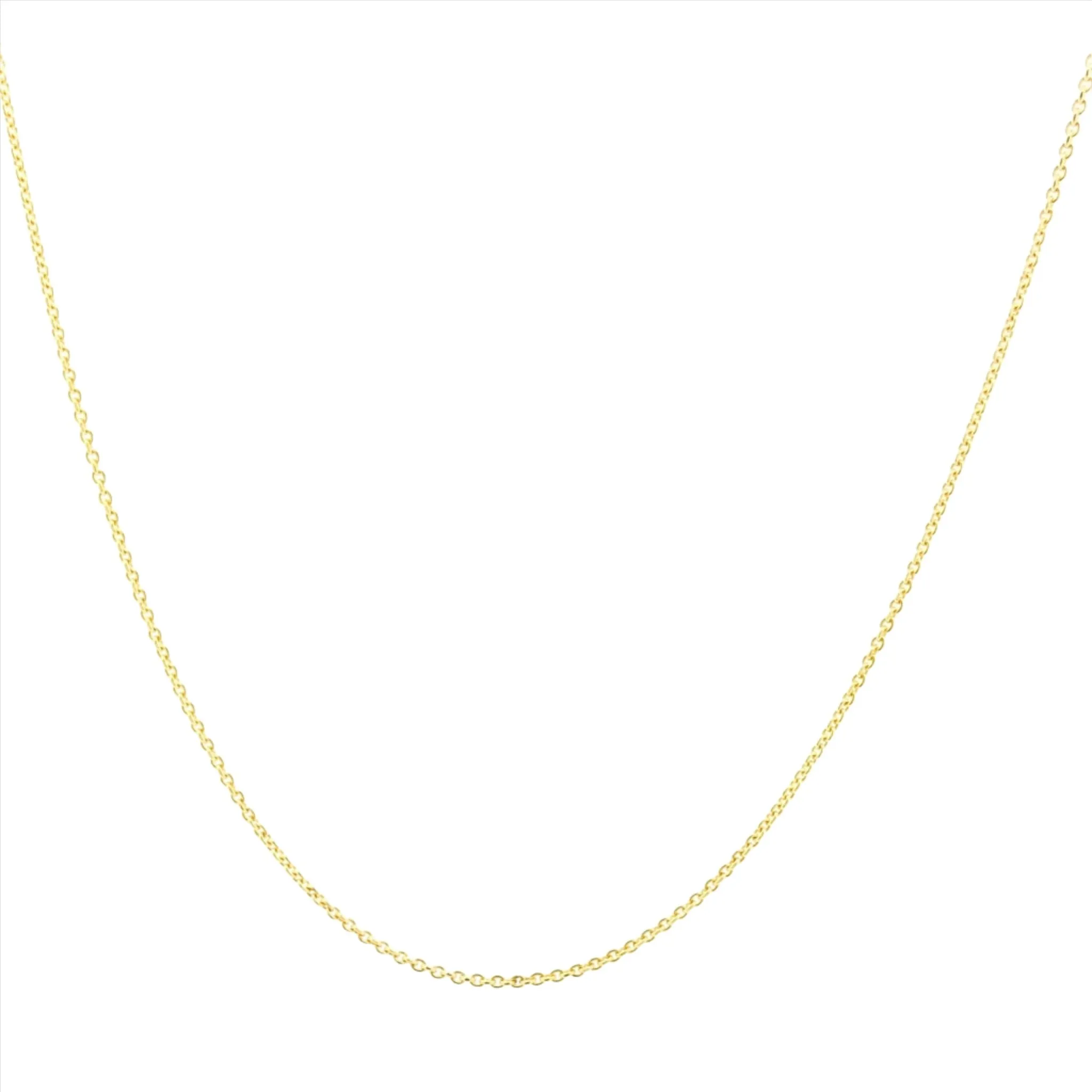 14K Y Gold Round Cable Chain