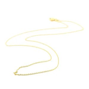 14K Y Gold Round Cable Chain