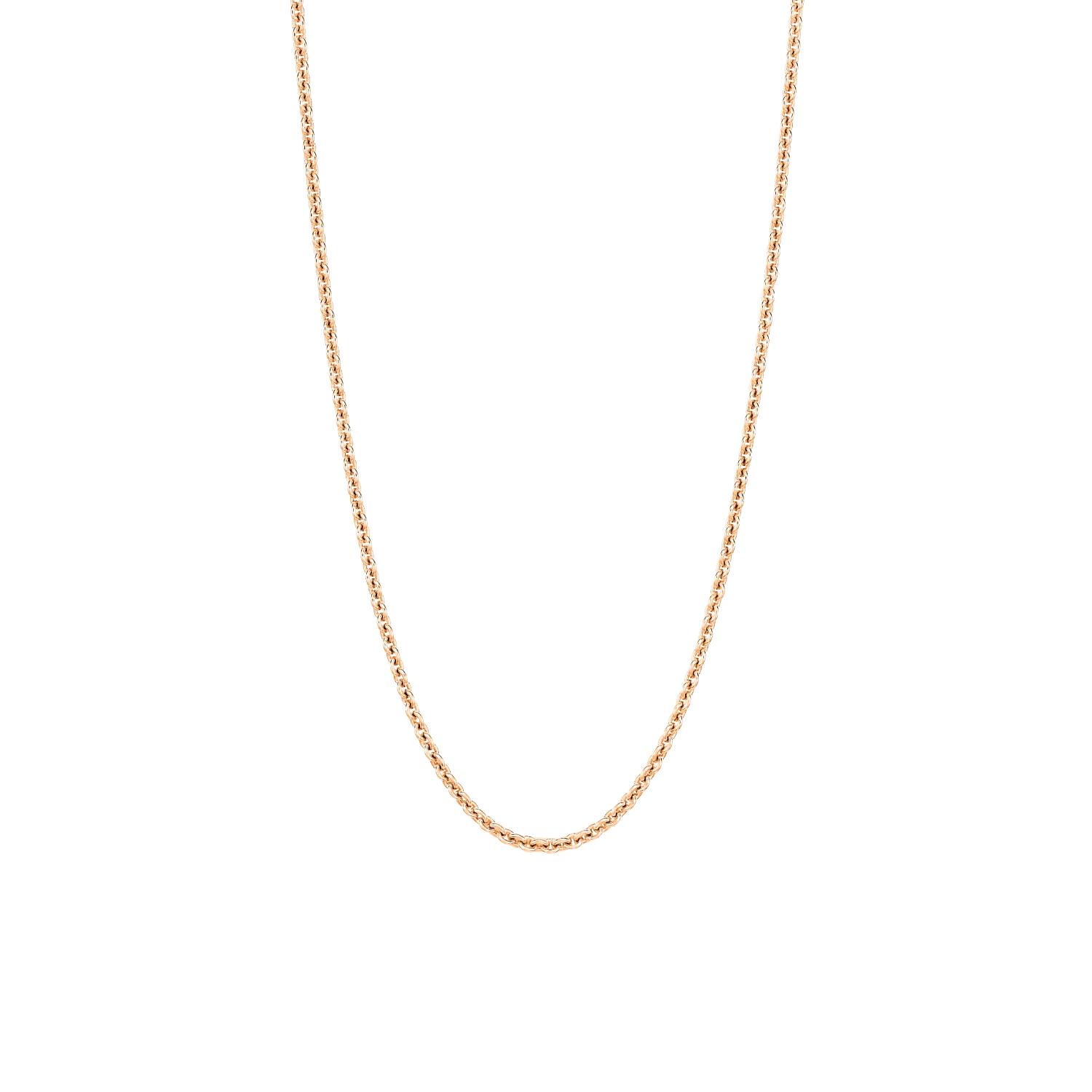 16" necklace in 18K rose gold
