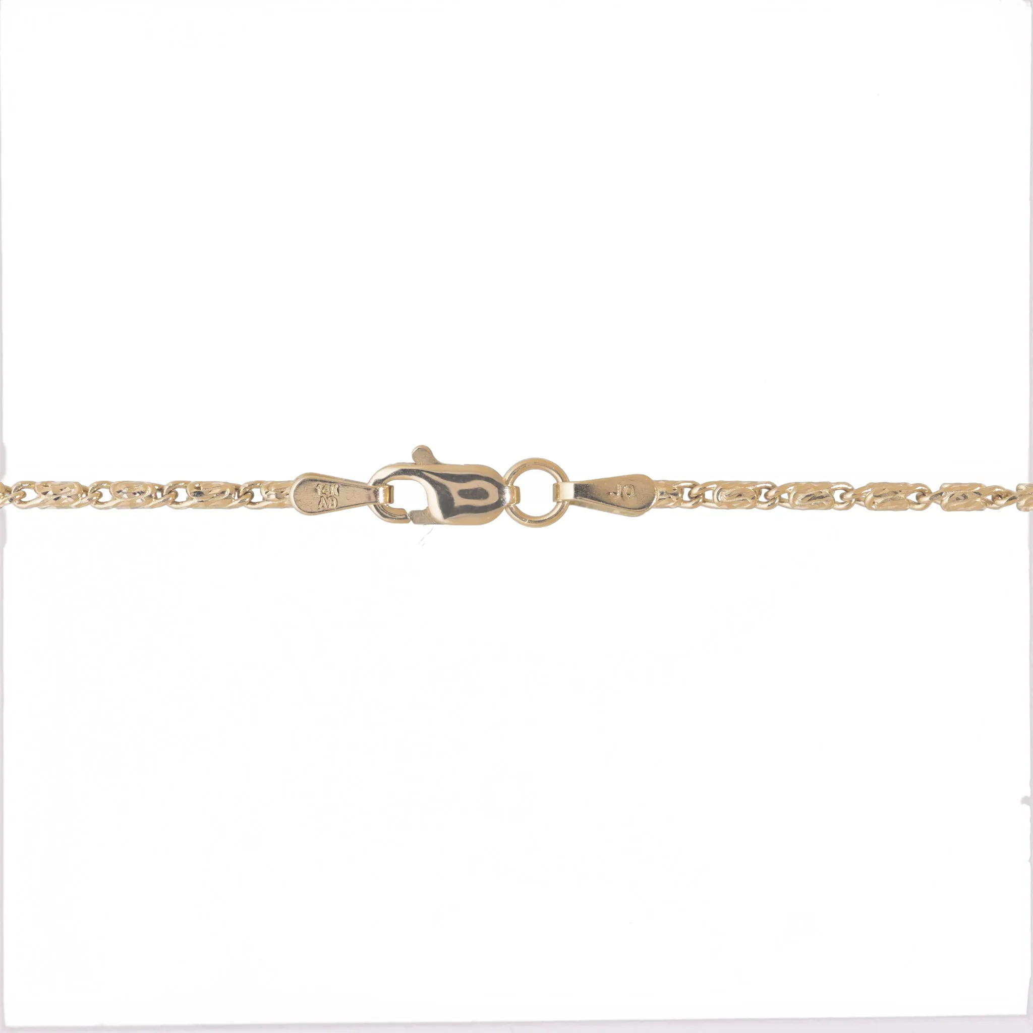 18" 1.4mm Raso Chain in Gold