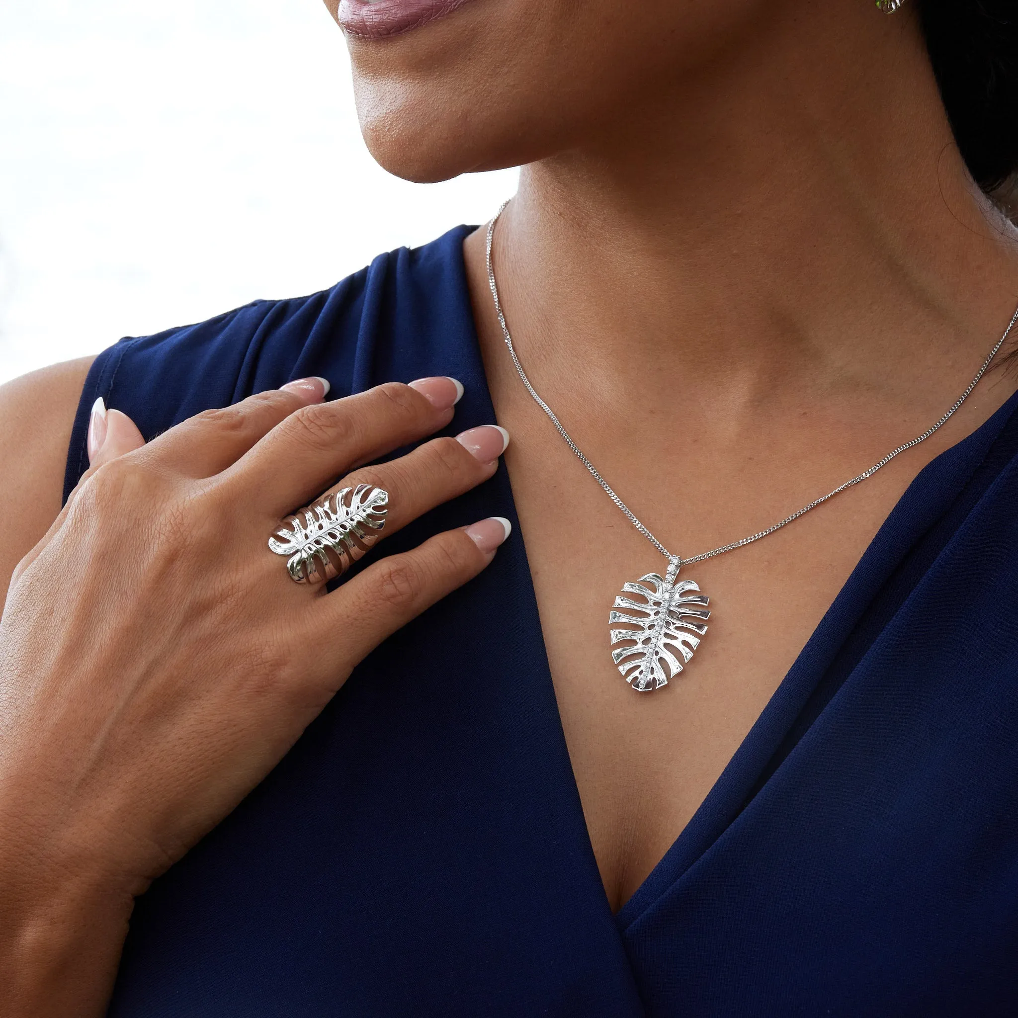 18" 1.5mm Gourmette Chain in White Gold