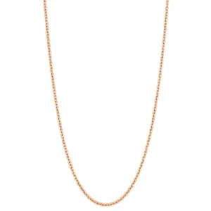 24" necklace in 18K rose gold