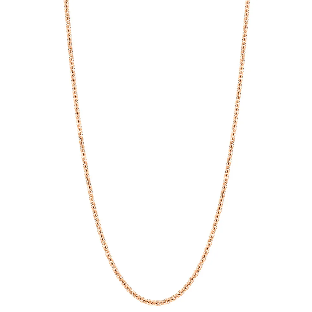 24" necklace in 18K rose gold