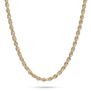 2.5mm Rope Chain in Gold