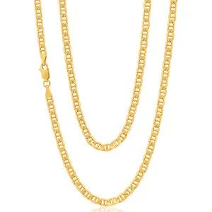 9ct Elegant Yellow Solid Gold Anchor 60cm Chain
