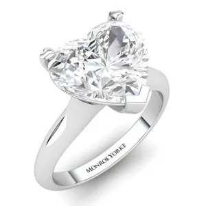 Amorette Heart Shaped Lab Grown Diamond Ring. 2.00ct. Time to Give Your Heart Away !