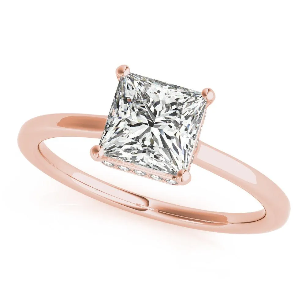 Anny - 2.00 Carat Princess Diamond Engagement Ring - Certified Lab Grown Diamond