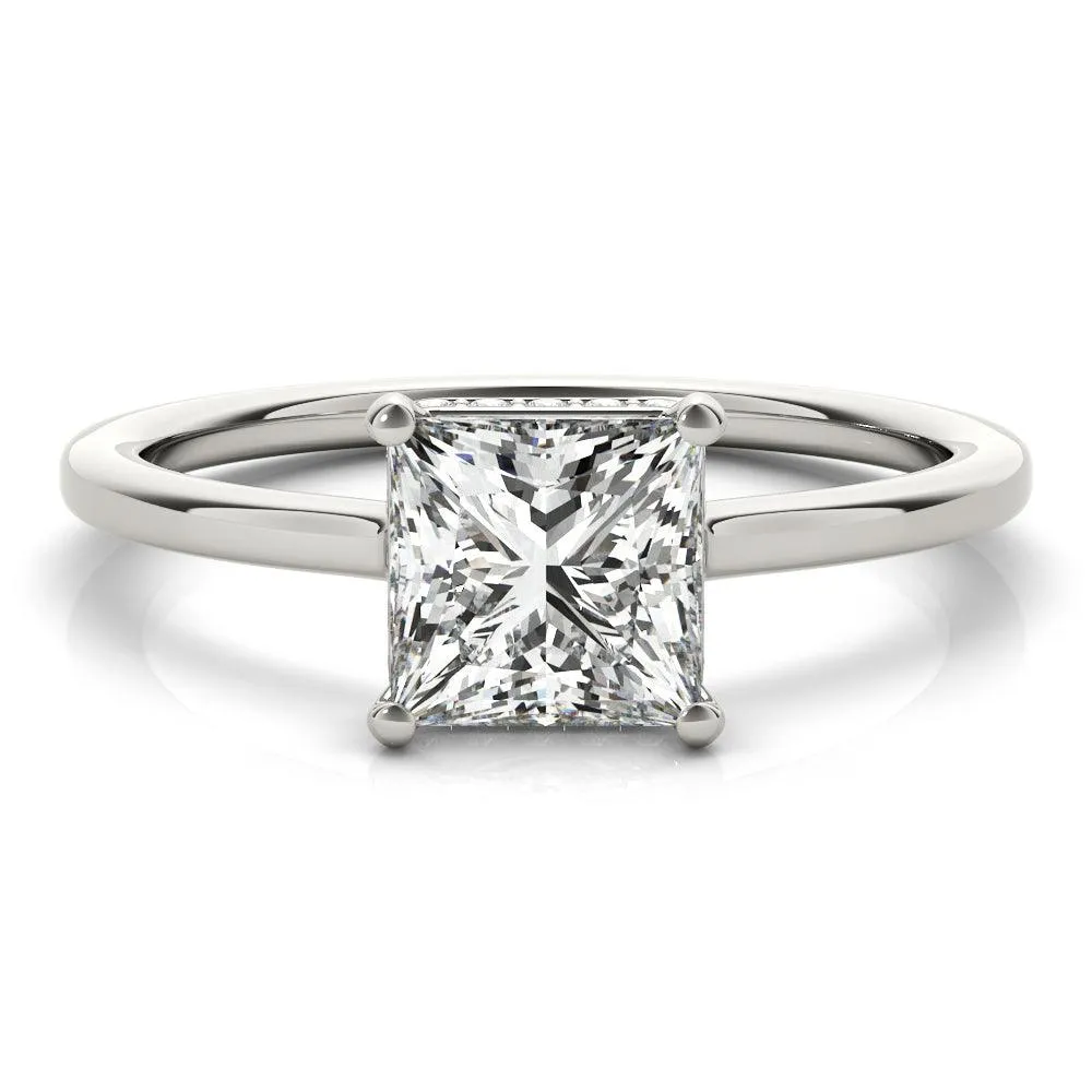 Anny - 2.00 Carat Princess Diamond Engagement Ring - Certified Lab Grown Diamond