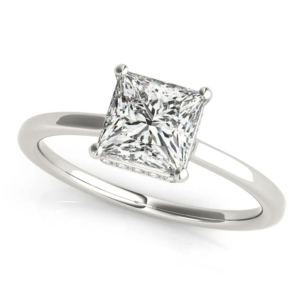 Anny - 2.00 Carat Princess Diamond Engagement Ring - Certified Lab Grown Diamond