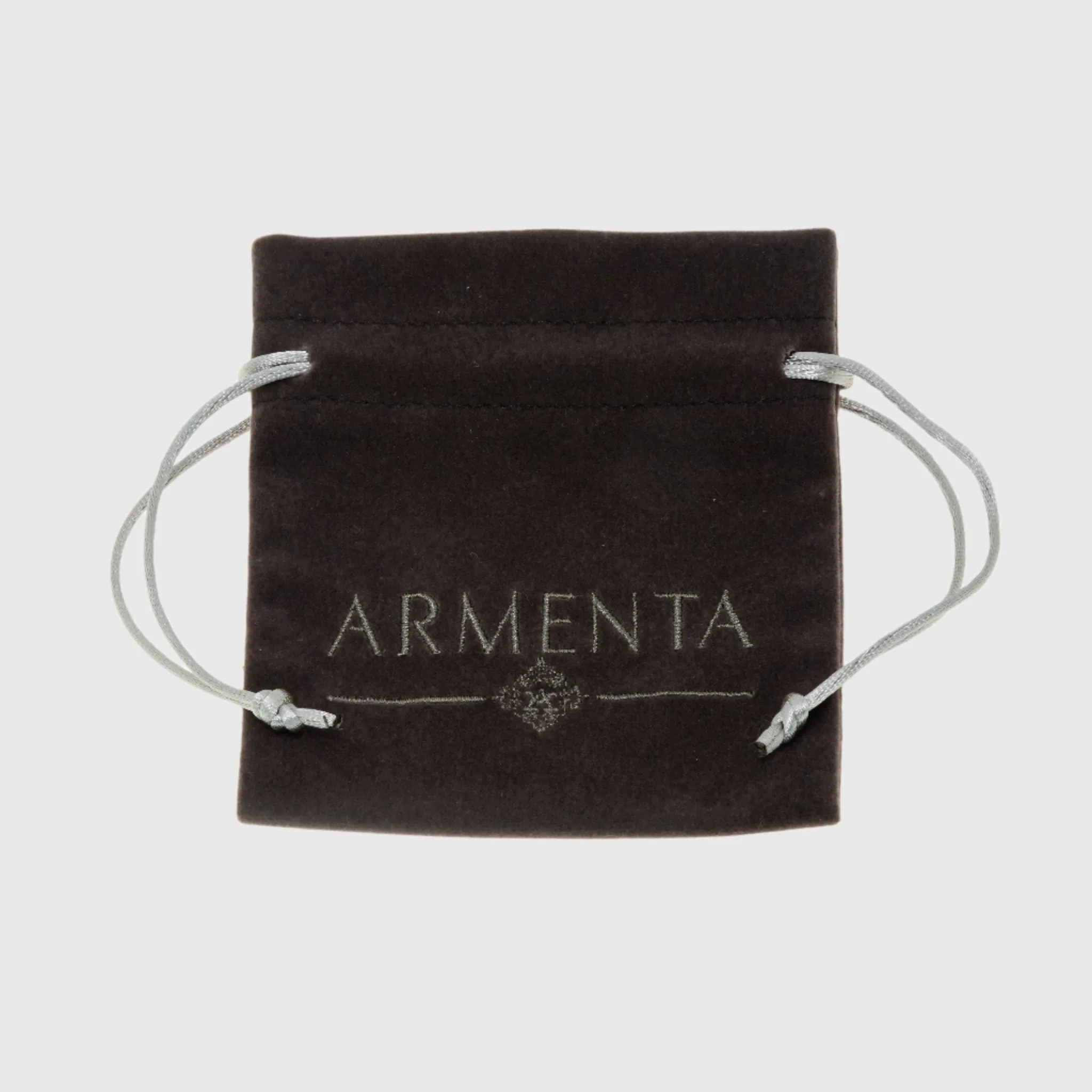 Armenta Sueno 18K Yellow Gold Crivelli Diamond Hoop Earrings 12448