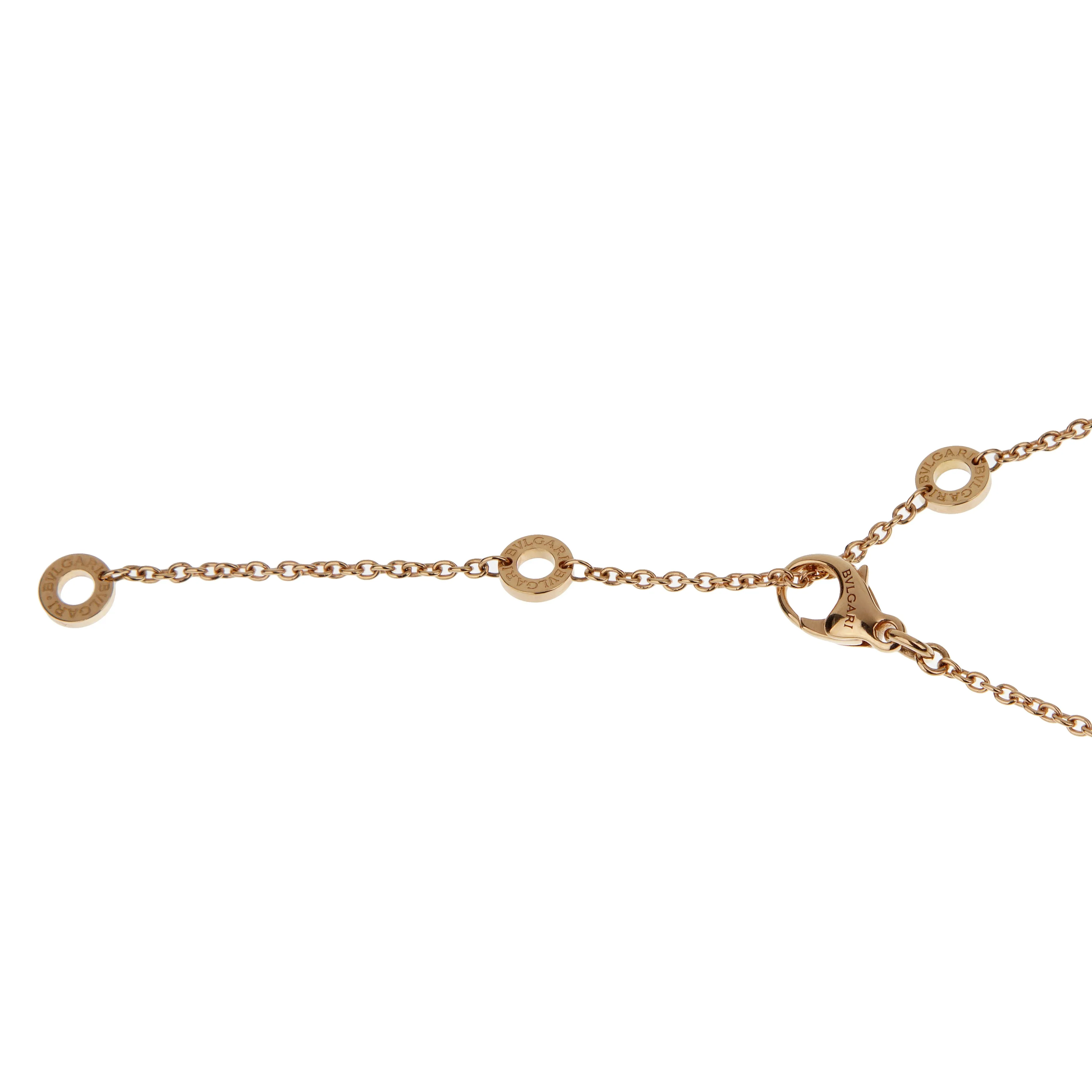Bvlgari B.zero1 Legend Ceramic Rose Gold Pendant Necklace