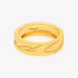 Chopard Chopardissimo 18K Yellow Gold Band Ring Sz. 6.25  827940-0110