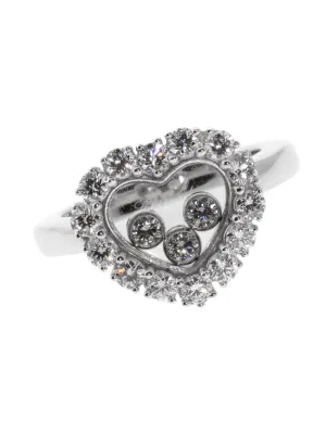 Chopard Happy Diamond Ring in 18k White Gold 826216-1103