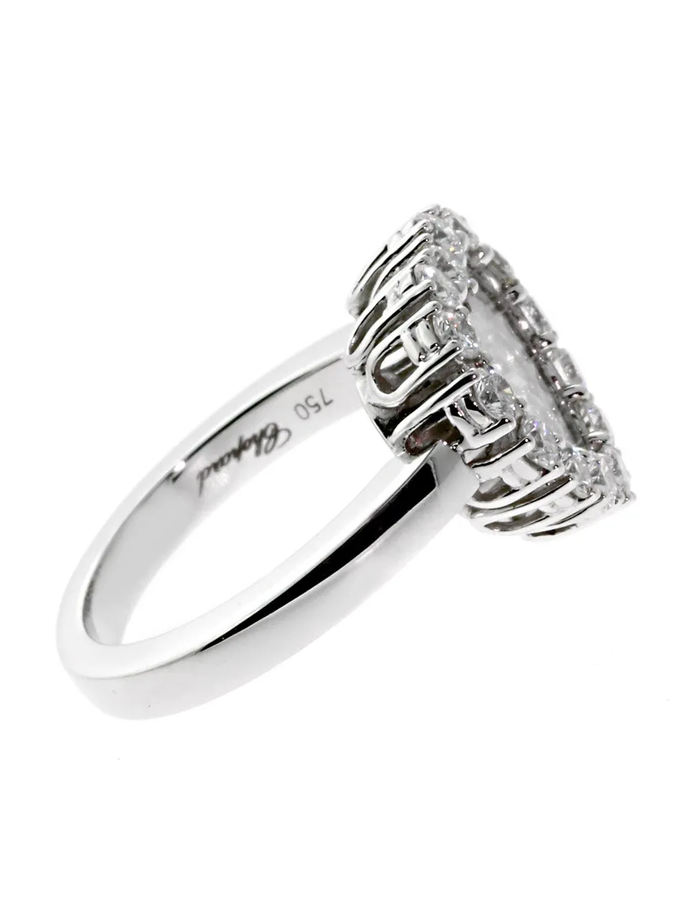 Chopard Happy Diamond Ring in 18k White Gold 826216-1103