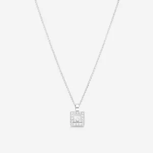 Chopard Happy Diamonds 18K White Gold Diamond Pendant Necklace 792896-1001