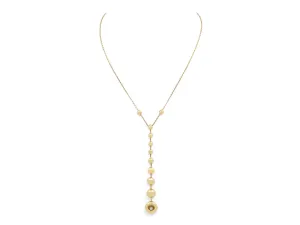 Chopard 'Happy Diamonds' Drop Necklace in 18K Gold