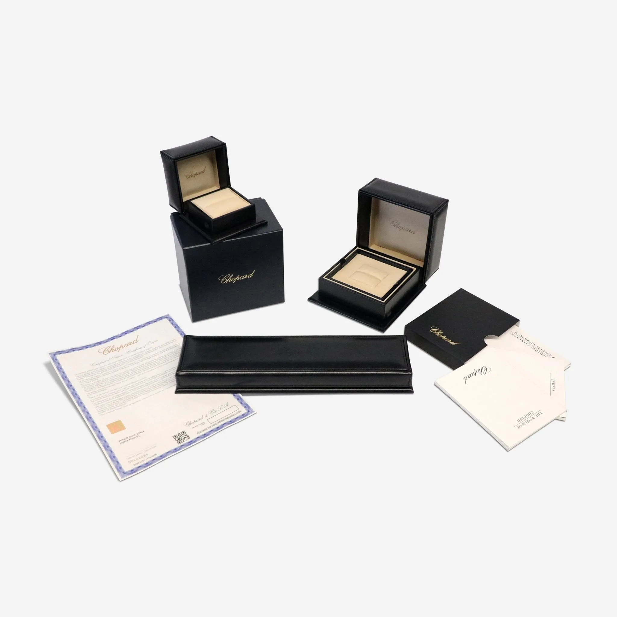 Chopard Happy Diamonds Icons 18K Yellow Gold Diamond Ring Sz. 7.25 82A017-0112