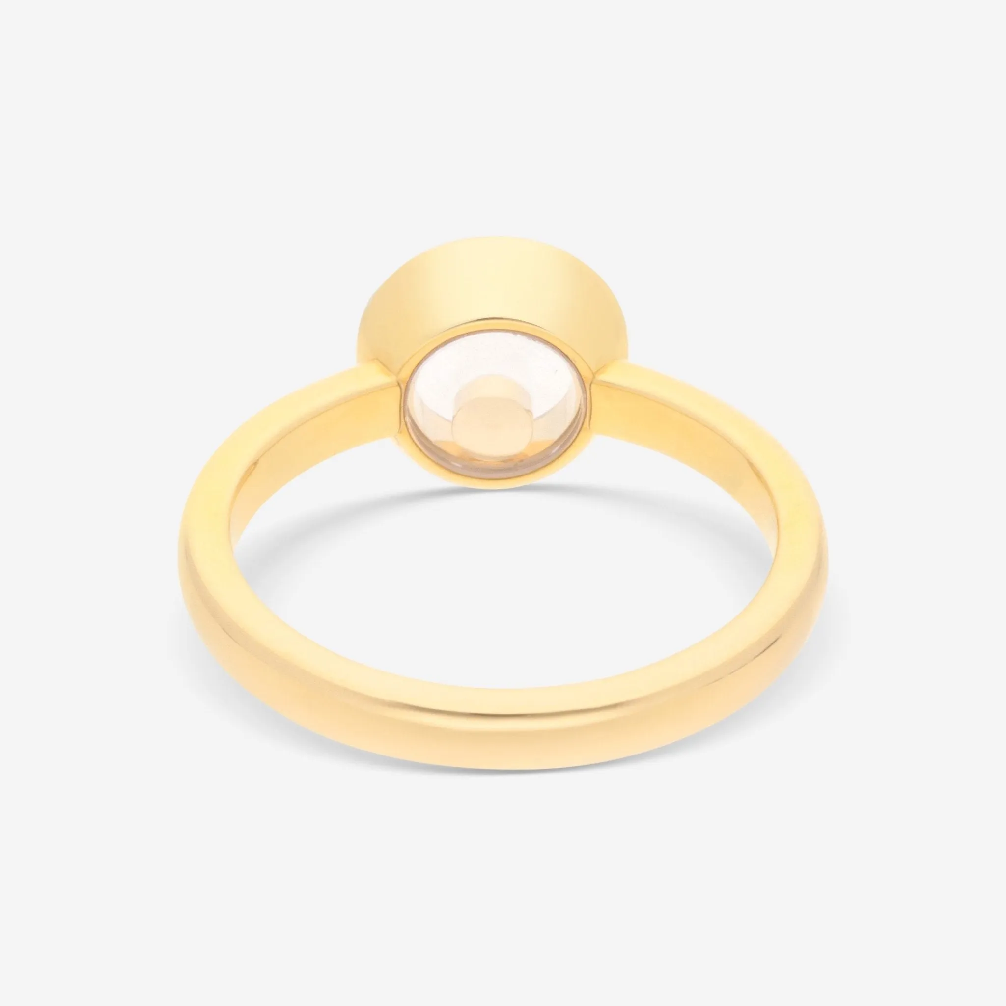 Chopard Happy Diamonds Icons 18K Yellow Gold Diamond Ring Sz. 7.25 82A017-0112