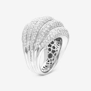Damiani 18K White Gold Diamond Ring 20000649