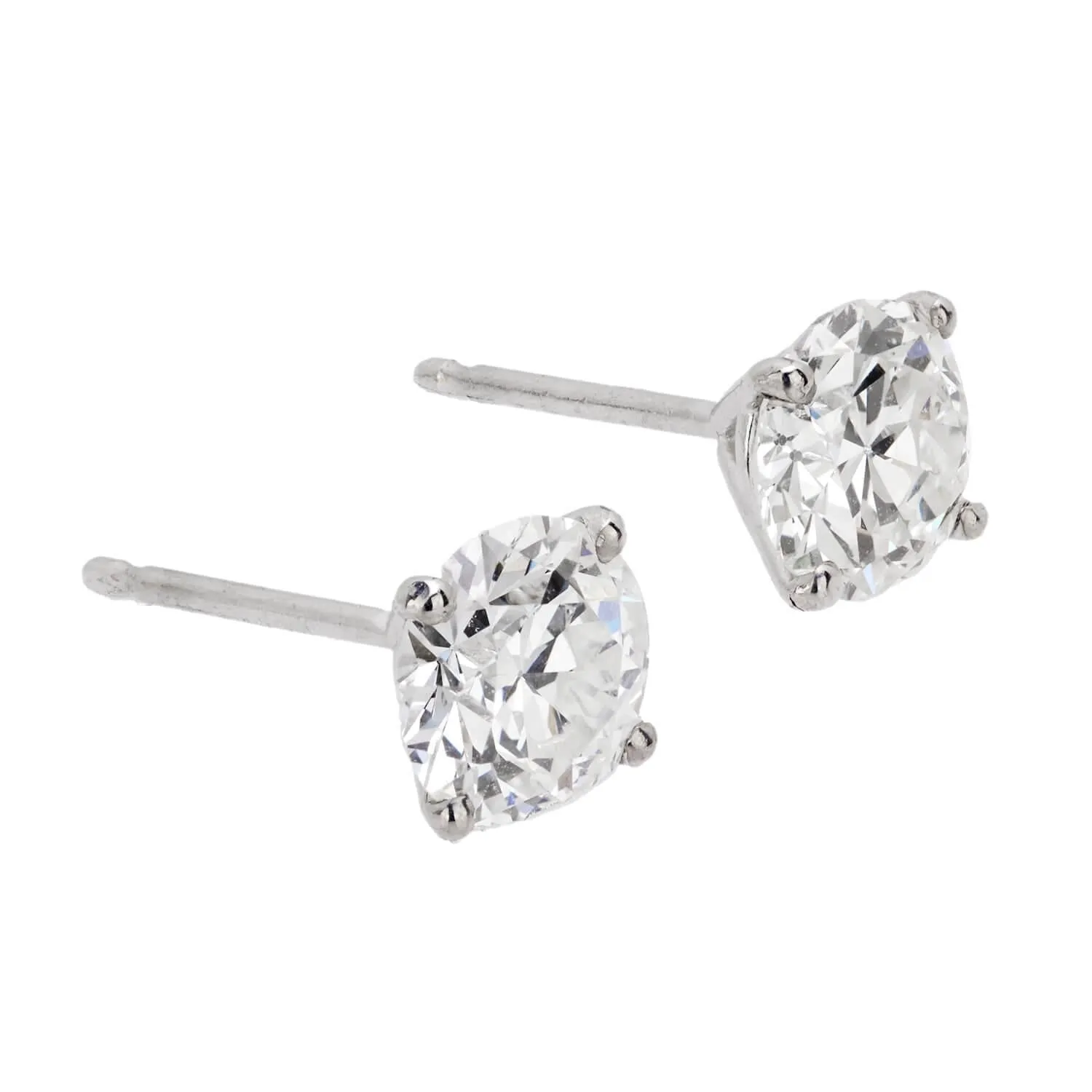 Estate 14k Diamond Stud Earrings