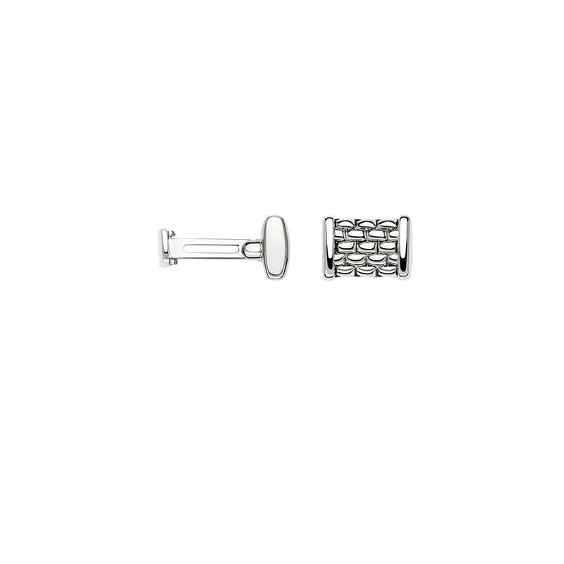 FOPE 'PANORAMA' 18CT WHITE GOLD CUFFLINKS