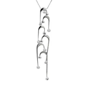 Fred of Paris Diamond Necklace 18k White Gold