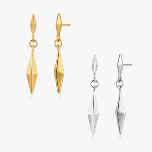 Geometric Drop Earrings (Greek Inspired Collection)