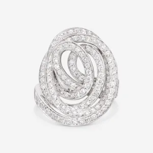 Giloro 18K White Gold Diamond Statement Ring AN0461-170
