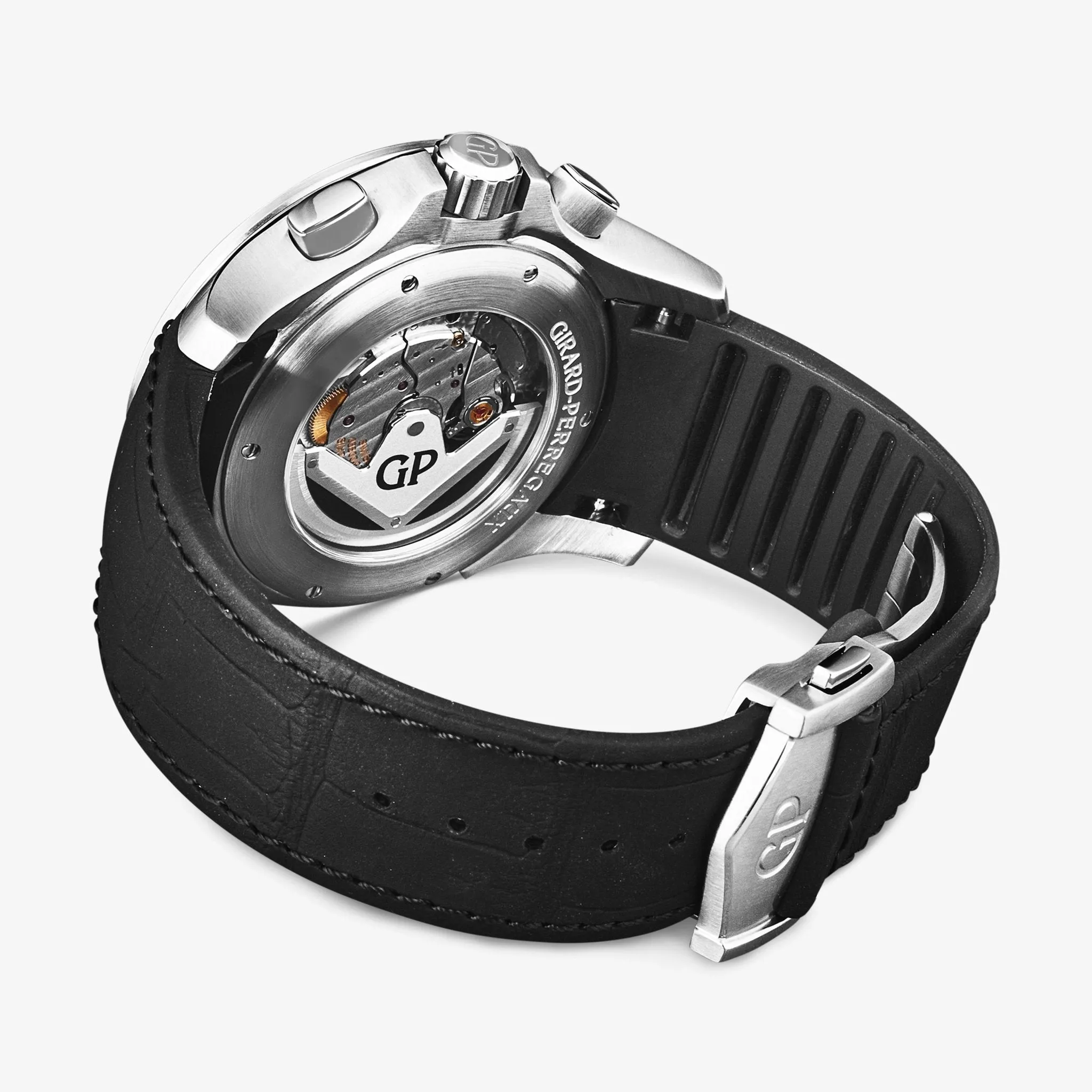 Girard-Perregaux World Timer Stainless Steel Automatic Men's Watch 49700-11-131-BB6C