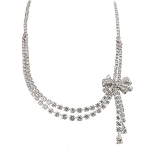 Graff | Tilda's Bow Double Strand 29.92CTW Diamond Necklace - White Gold
