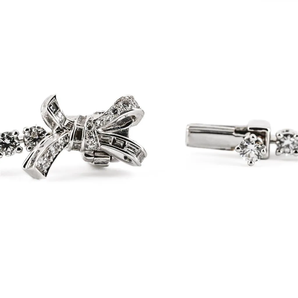 Graff | Tilda's Bow Double Strand 29.92CTW Diamond Necklace - White Gold