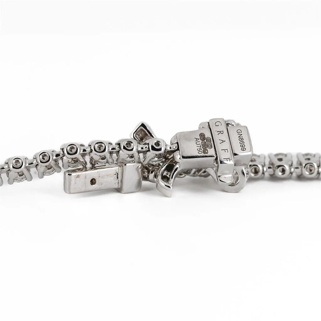 Graff | Tilda's Bow Double Strand 29.92CTW Diamond Necklace - White Gold