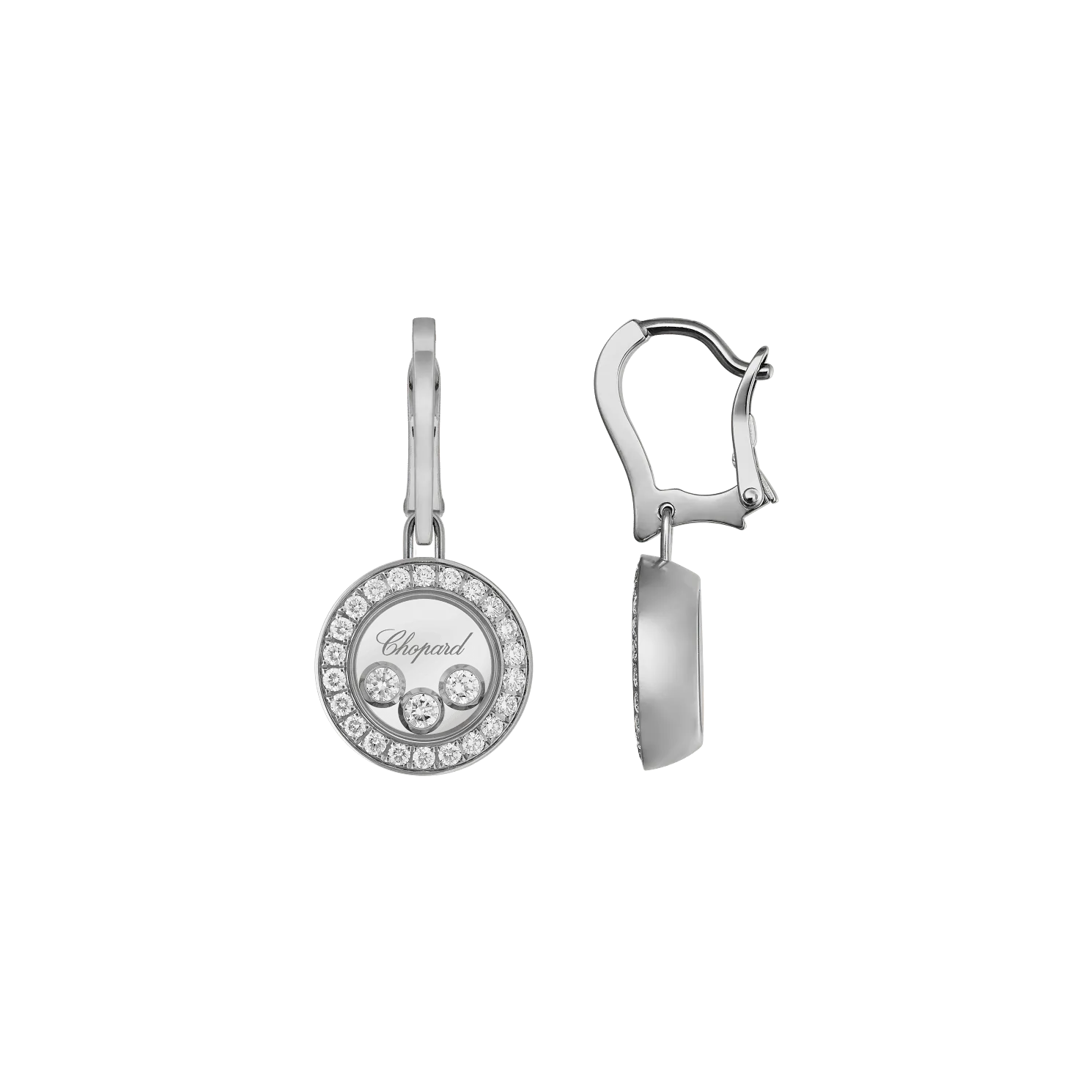 Happy Diamonds Icons White Gold Earrings