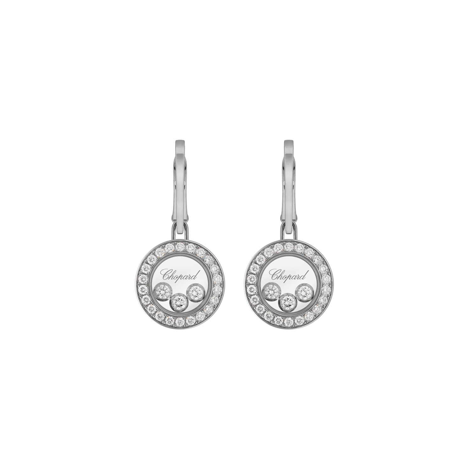 Happy Diamonds Icons White Gold Earrings