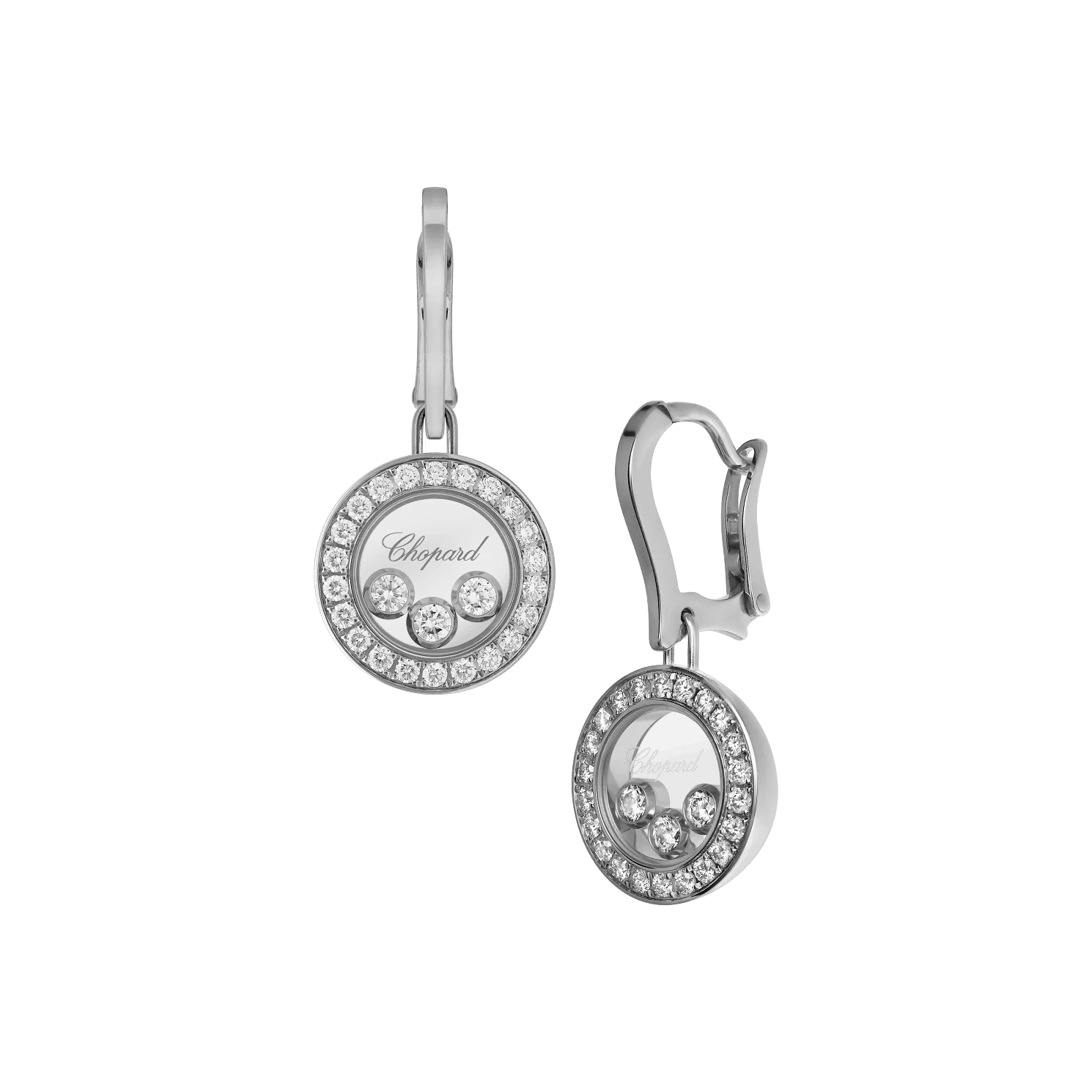 Happy Diamonds Icons White Gold Earrings