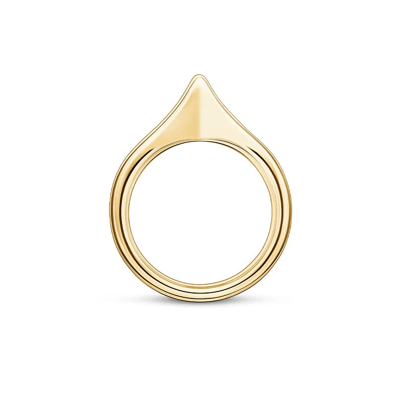 HEARTS ON FIRE 'LU' 18CT YELLOW GOLD DIAMOND BAND