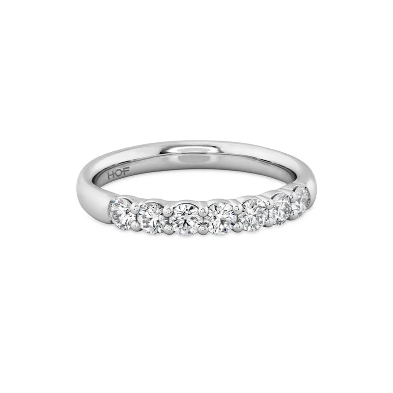HEARTS ON FIRE 'SIGNATURE 7 STONE' 18CT WHITE GOLD DIAMOND RING