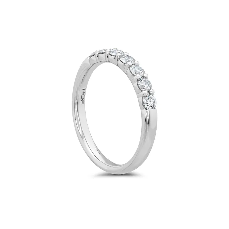 HEARTS ON FIRE 'SIGNATURE 7 STONE' 18CT WHITE GOLD DIAMOND RING